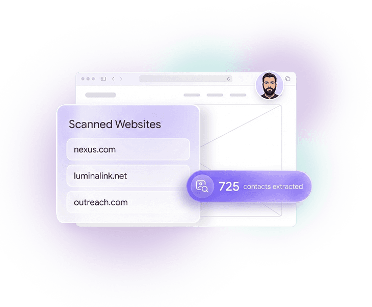 Domain email discovery